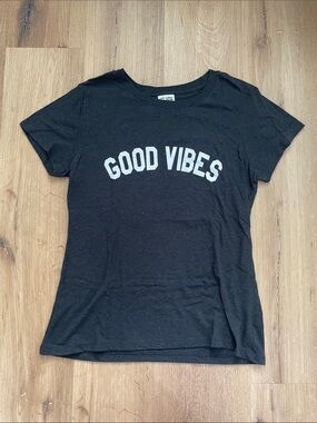 Sub_Urban Riot Black "Good Vibes" Short Sleeve Tee